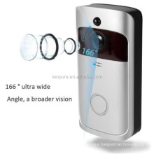 Two Way Audio Video Doorbell Wireless Doorbell Camera IP5 Waterproof HD WiFi Security Camera Real-Time Video